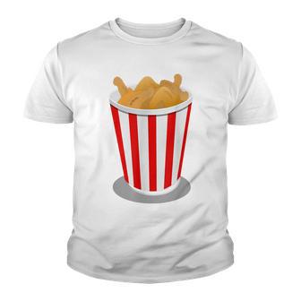 Bucket Of Fried Chicken Youth T-shirt - Thegiftio UK