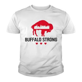 Buffalo Strong Pray For Buffalo Buffalo Strong Youth T-shirt | Favorety DE