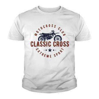 Classic Motor Cross Club Youth T-shirt | Favorety