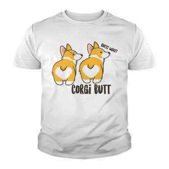 Corgi Set Sticker Design Funny Corgi Set Stickers Youth T-shirt | Favorety