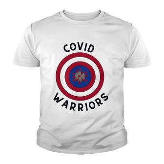 Covid Warriors Healthcare And Essential Worker Youth T-shirt - Thegiftio UK