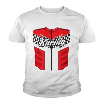 Cute Race Car Driver Halloween Costume Drag Racer Gift Youth T-shirt | Mazezy