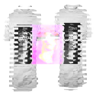 Disconnected Aesthetic Greek Statue Vaporwave Emo Eboy Youth T-shirt | Mazezy