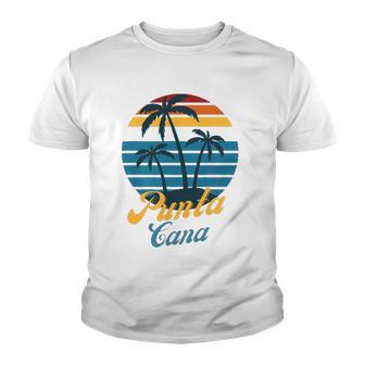 Dominican Republic Souvenir Beach Sunset Vacation Punta Cana Youth T-shirt - Thegiftio UK