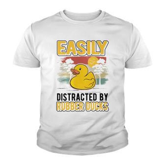 Easily Distracted By Rubber Ducks Duck V2 Youth T-shirt | Favorety AU