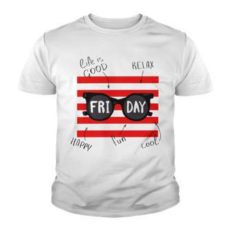 Friday With Slogans Youth T-shirt | Favorety