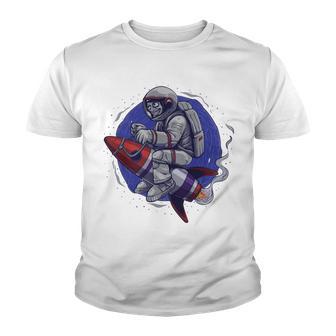 Funny Astronaut Monkey V4 Youth T-shirt | Favorety