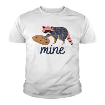 Funny Cookie Raccoon Food Lover Youth T-shirt | Favorety AU