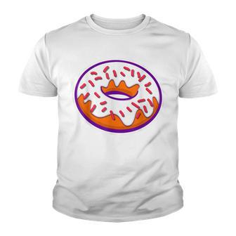 Funny Donut Sweet Cookie Doughnut Gift Youth T-shirt - Thegiftio UK