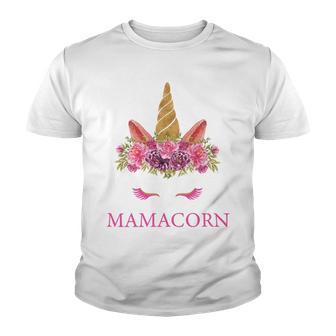 Funny Mamacorn Unicorn Mom Mothers Day Youth T-shirt | Favorety UK