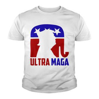 Funny Ultra Maga Gift For Americans Trump Biden Lover Youth T-shirt | Favorety CA