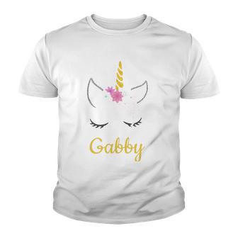 Gabby Unicorn Name For Gabby Youth T-shirt - Thegiftio UK