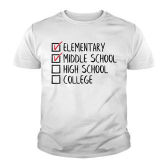 Goodbye Middle School Hello High School 8Th Grade Graduation Youth T-shirt - Thegiftio UK