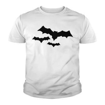 Halloween Scary Vampire Bats Pattern Youth T-shirt | Favorety