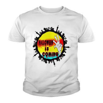 Halloween Time Is Coming Youth T-shirt | Favorety