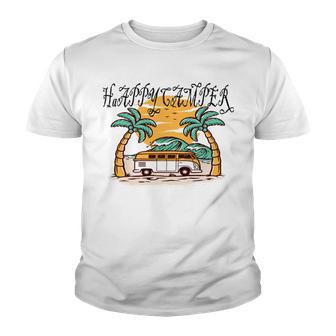 Happy Camper V2 Youth T-shirt | Favorety CA