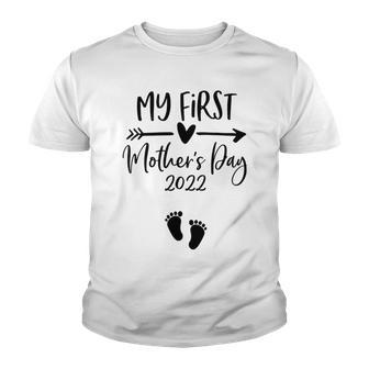 Happy Mothers Day 2022 Mommy My First Mothers Day V2 Youth T-shirt | Favorety DE