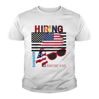 Hiring For Summer Americans Gift Youth T-shirt - Thegiftio UK