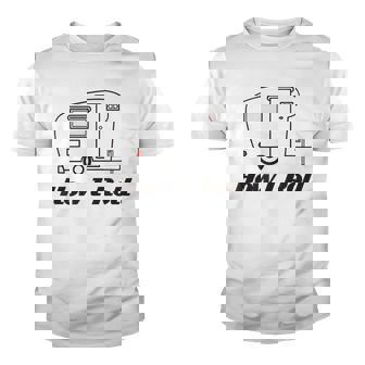 How I Roll Retro Vintage Travel Trailer Camping Youth T-shirt - Thegiftio UK