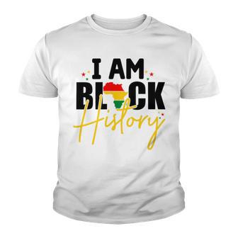 I Am Black History V2 Youth T-shirt | Favorety