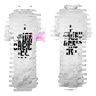 I Kicked Cancers Butt Breast Cancer Survivor Youth T-shirt | Mazezy