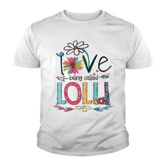 I Love Being Called Nana Sunflower Youth T-shirt | Favorety UK