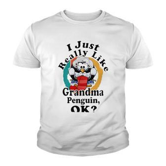 I Really Like Grandma Penguin Ok Youth T-shirt | Favorety AU