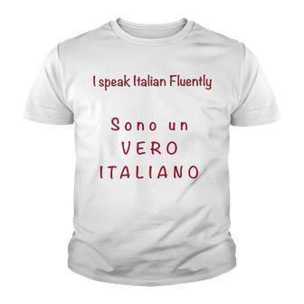 I Speak Italian Fluentlylanguage Italian Youth T-shirt | Favorety UK