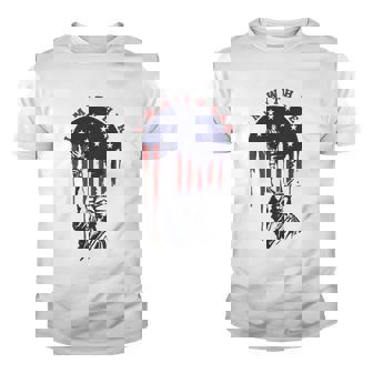 Im With Her Statue Of Liberty 4Th Of July Gift Youth T-shirt | Mazezy