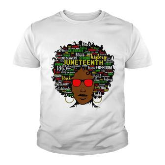 Juneteenth Black Woman Tshirt Youth T-shirt - Monsterry UK