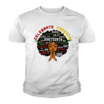 Juneteenth Celebrate Freedom Tshirt Youth T-shirt - Monsterry AU