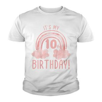 Kids Its My 10Th Birthday 10 Years Old Tenth Birthday Youth T-shirt - Seseable