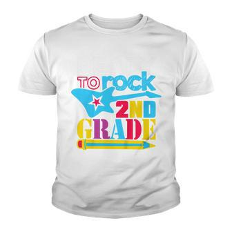 Kids Ready To Rock Second Grade 2Nd Grade Back To School Youth T-shirt - Seseable