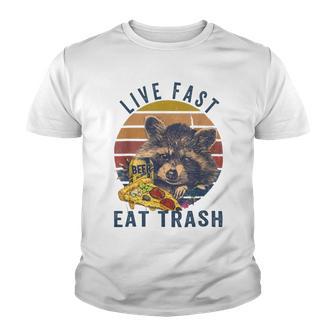 Live Fast Eat Trash 789 Shirt Youth T-shirt | Favorety CA