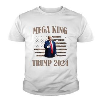Mega King Mega King Trump 2024 Donald Trump Youth T-shirt | Mazezy