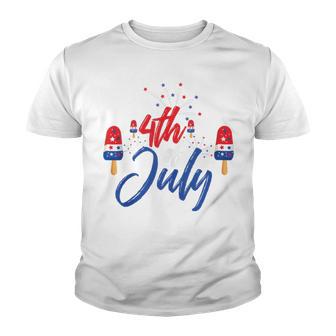 Memorial Day 4Th Of July Holiday Patriotic Ice Cream V2 Youth T-shirt | Favorety CA