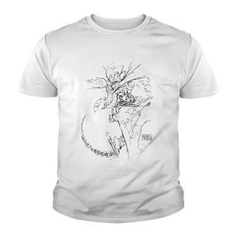 Michael Turners Soulfire Dragon Sketch Youth T-shirt - Thegiftio UK