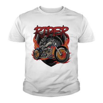 Motorcycle Halloween Costume Motorbike 497 Shirt Youth T-shirt | Favorety