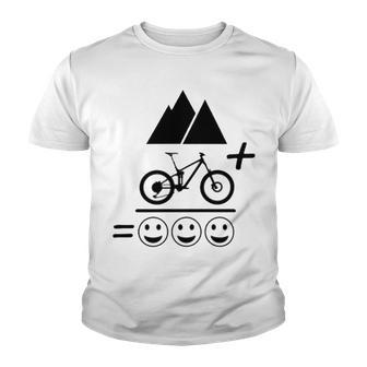 Mountain Biking Funny - Mountain Bike Happiness 194 Shirt Youth T-shirt | Favorety
