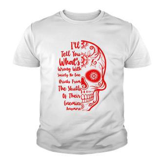 Official Wrong Society Drink From The Skull Of Your Enemies V3 Youth T-shirt | Favorety