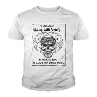 Official Wrong Society Drink From The Skull Of Your Enemies Youth T-shirt | Favorety UK