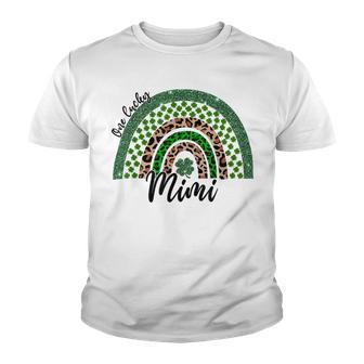 One Lucky Mimi Irish Rainbow Leopard St Patricks Day Youth T-shirt | Favorety CA