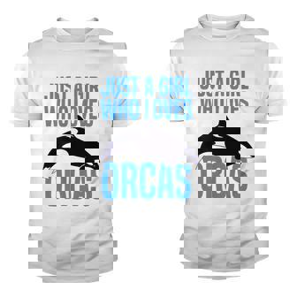 Orca Vintage Whale Marine Animal Killer Whale Youth T-shirt - Thegiftio