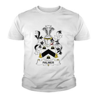 Palmer Coat Of Arms - Family Crest Youth T-shirt | Mazezy