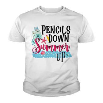 Pencils Down Summer Up Youth T-shirt | Favorety