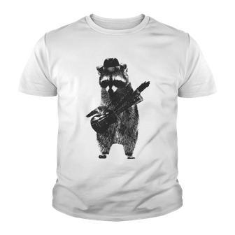 Raccoon Wielding Ukulele Youth T-shirt | Favorety UK