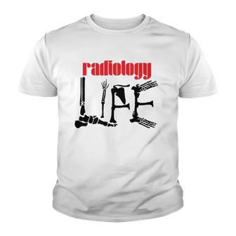 Radiologist X-Ray Tech Tee Radiology Life Apparel Youth T-shirt - Thegiftio UK