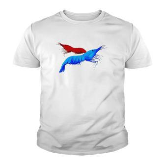 Red Cherry Shrimp Neocaridina Breeder Aquarium Fish Gift Youth T-shirt | Mazezy