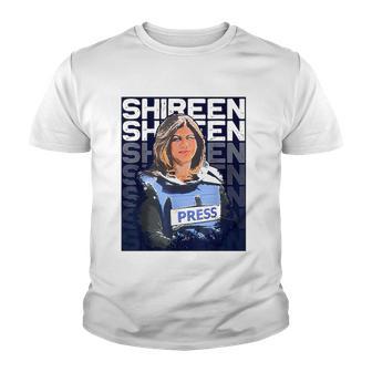 Shireen Abu Akleh Press Journalist Youth T-shirt - Thegiftio UK