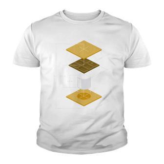 Smore 101 Technical Illustration Camping Youth T-shirt - Thegiftio UK